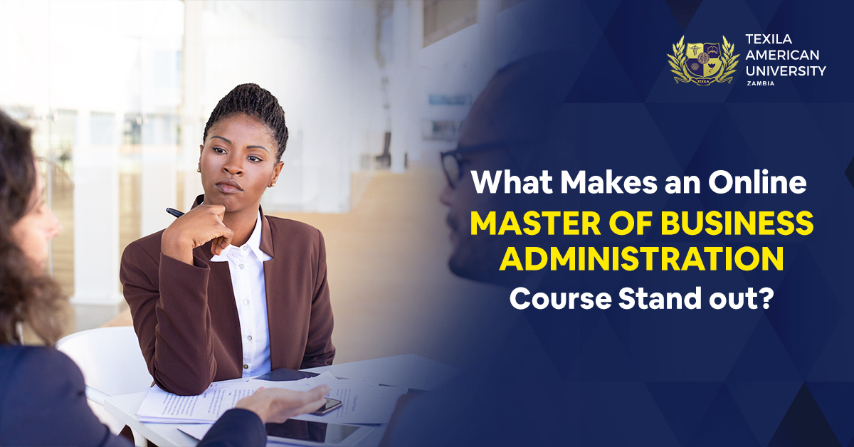 What Makes an Online Master of Business Administration Course Stand out