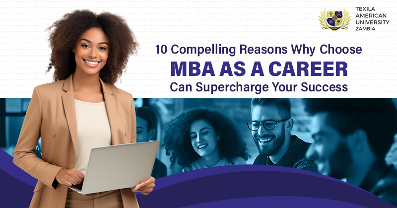 why choose mba as a career