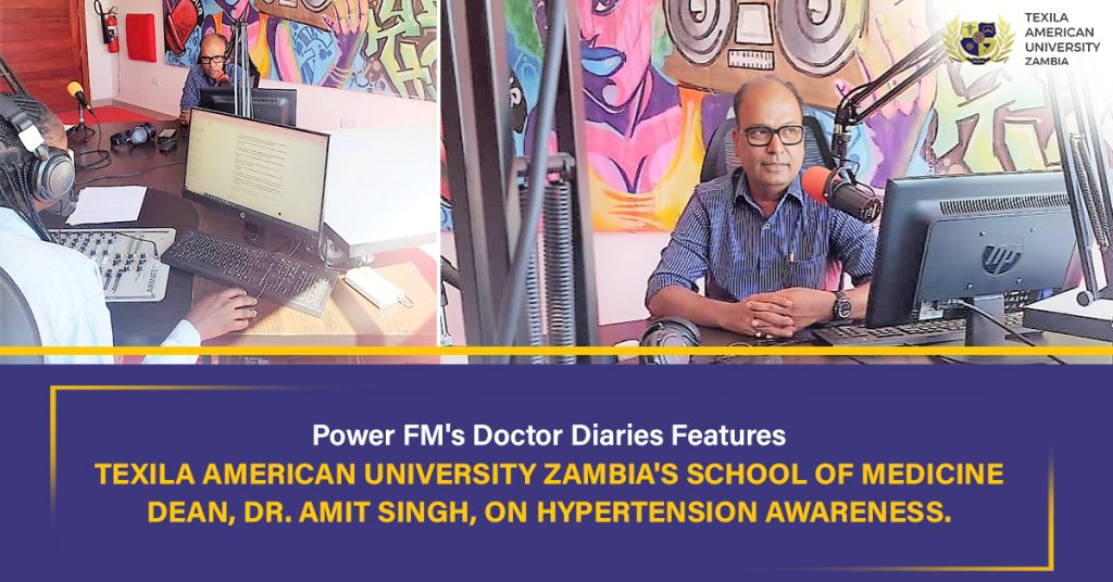 Power FM's Doctor Diaries Features School of Medicine Dean Dr. Amit Singh on Hypertension Awareness