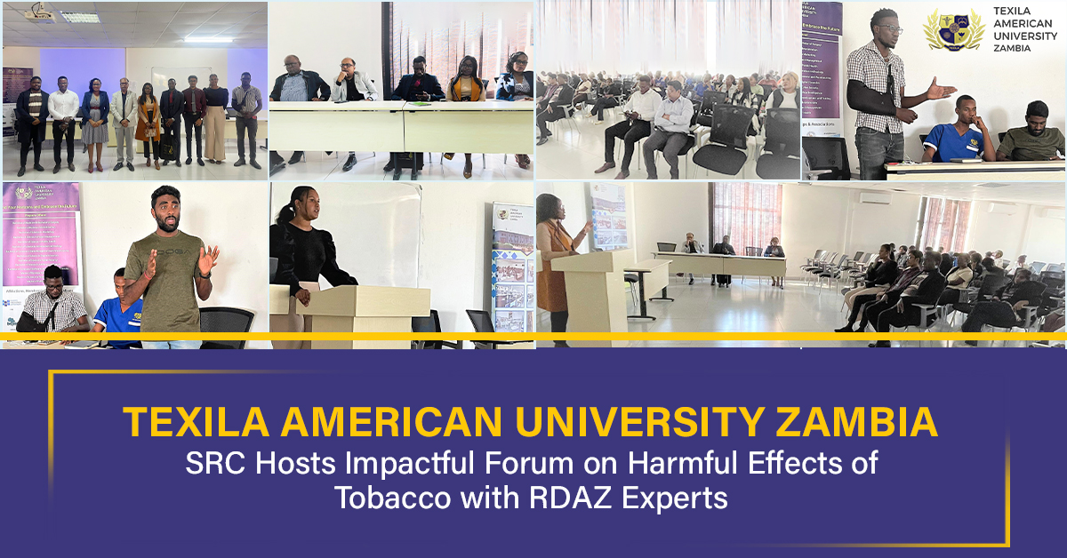 Texila American University Zambia-src Hosts effects of Tobacco