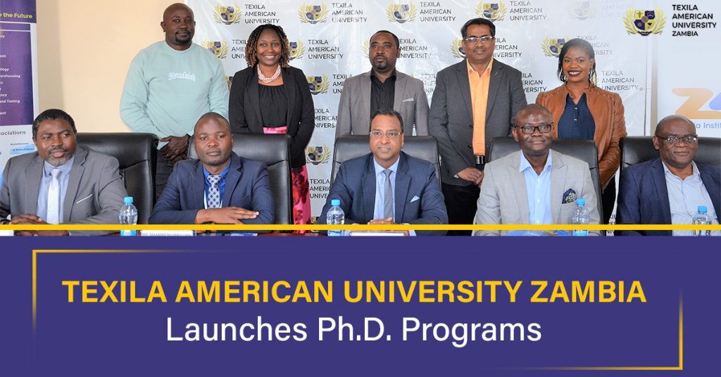 Texila American University Zambia Launches Ph.D. Programs