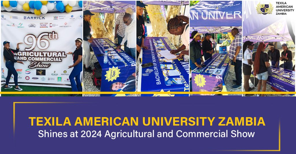 Texila American University Zambia Shines at 2024 Agricultural and Commercial Show