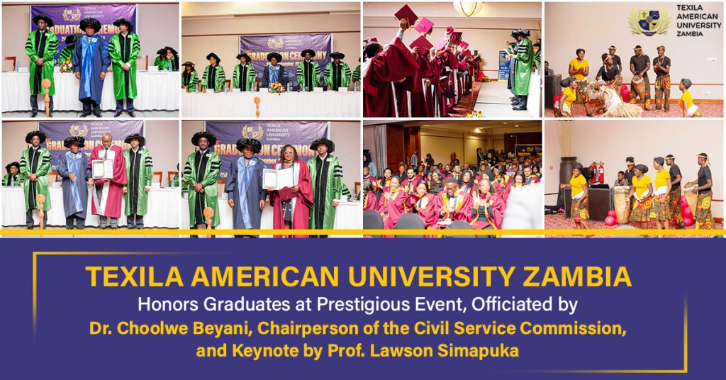 Texila American University Zambia Honors Graduates