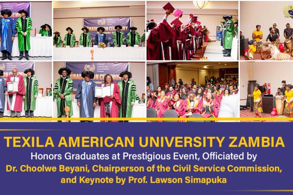 Texila American University Zambia Honors Graduates