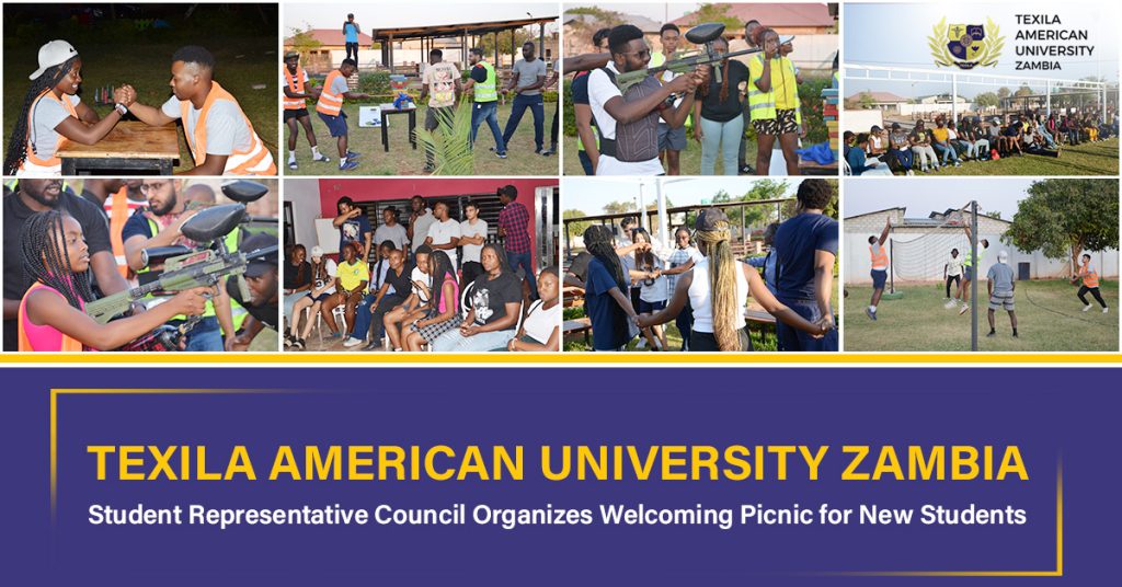 Texila American University Zambia Student Representative Council Organizes Welcoming Picnic for New Students