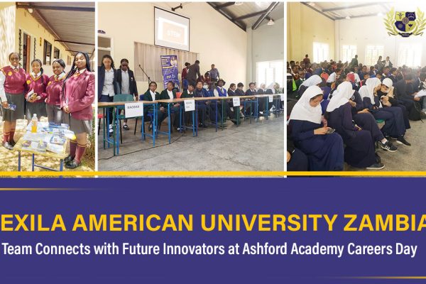 Texila American University Zambia Team Connects with Future Innovators at Ashford Academy Careers Day