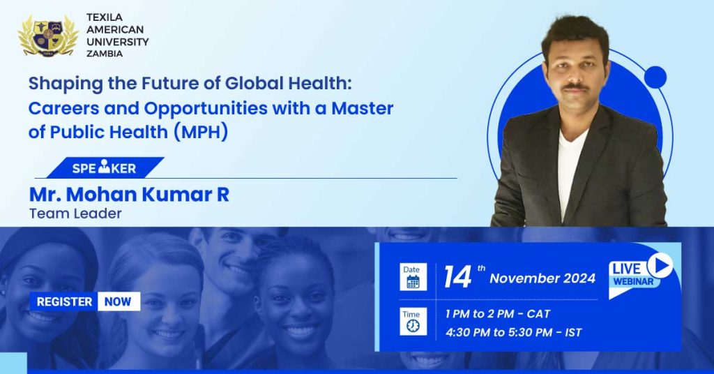 Shaping the Future of Global Health with a Master of Public Health (MPH)